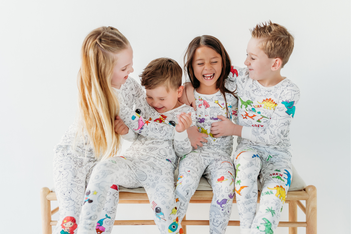Colorable Pajamas for kids names top creative gift for kids by budget savvy diva