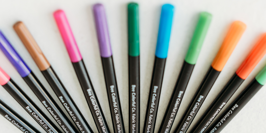 How to use Fabric Markers. Best fabric markers for coloring pajamas