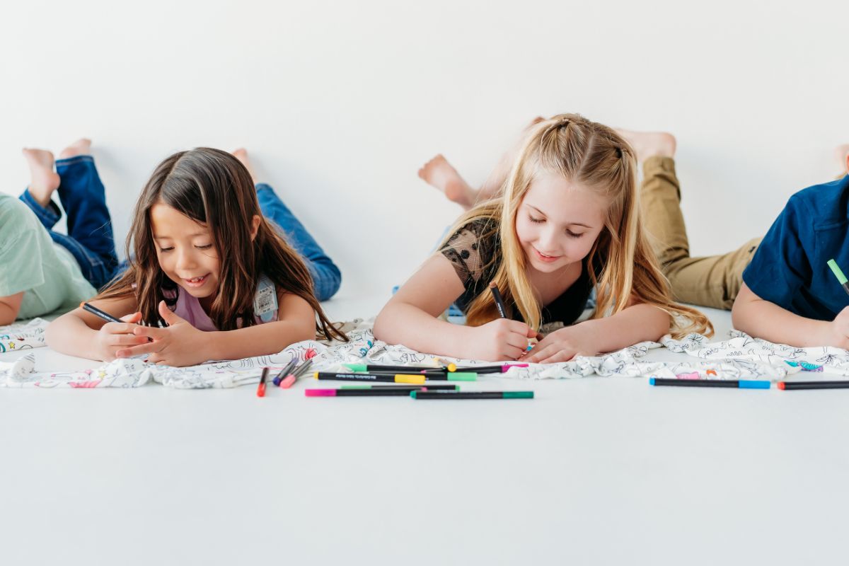 kids coloring colorable pajamas a non-toy gift for kids
