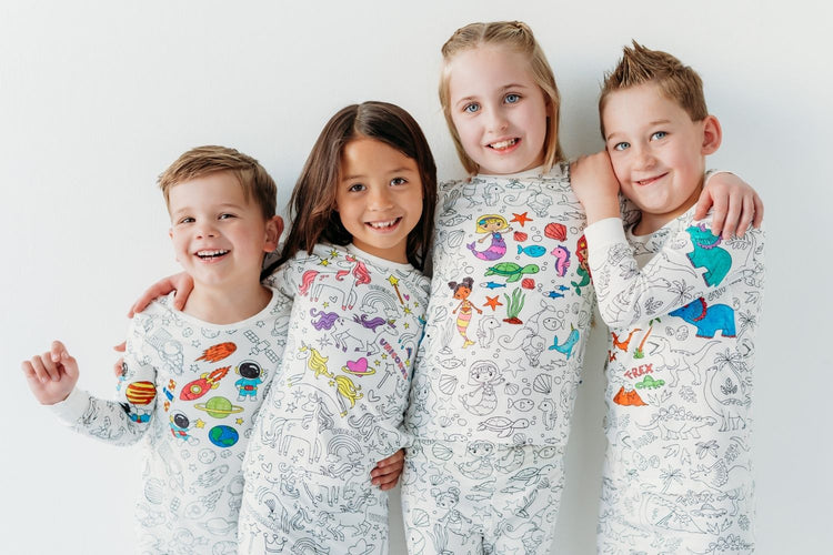 Coloring Pajamas for Kids