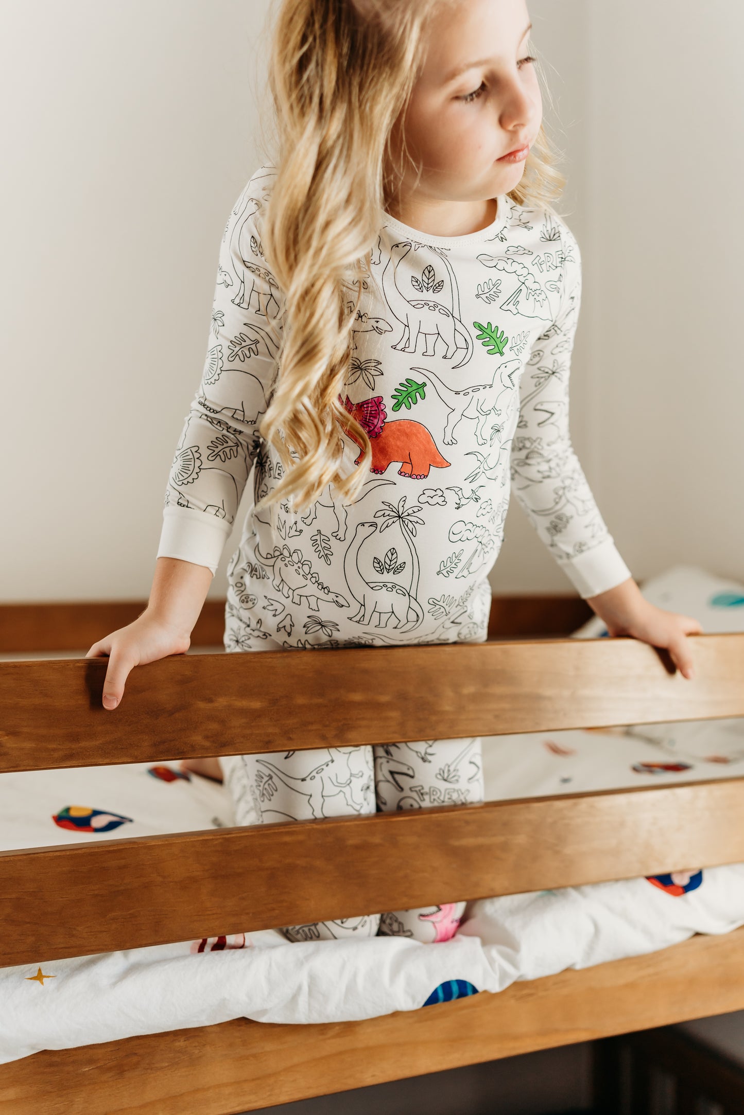 Dino-mite Dreams Colorable Pajamas