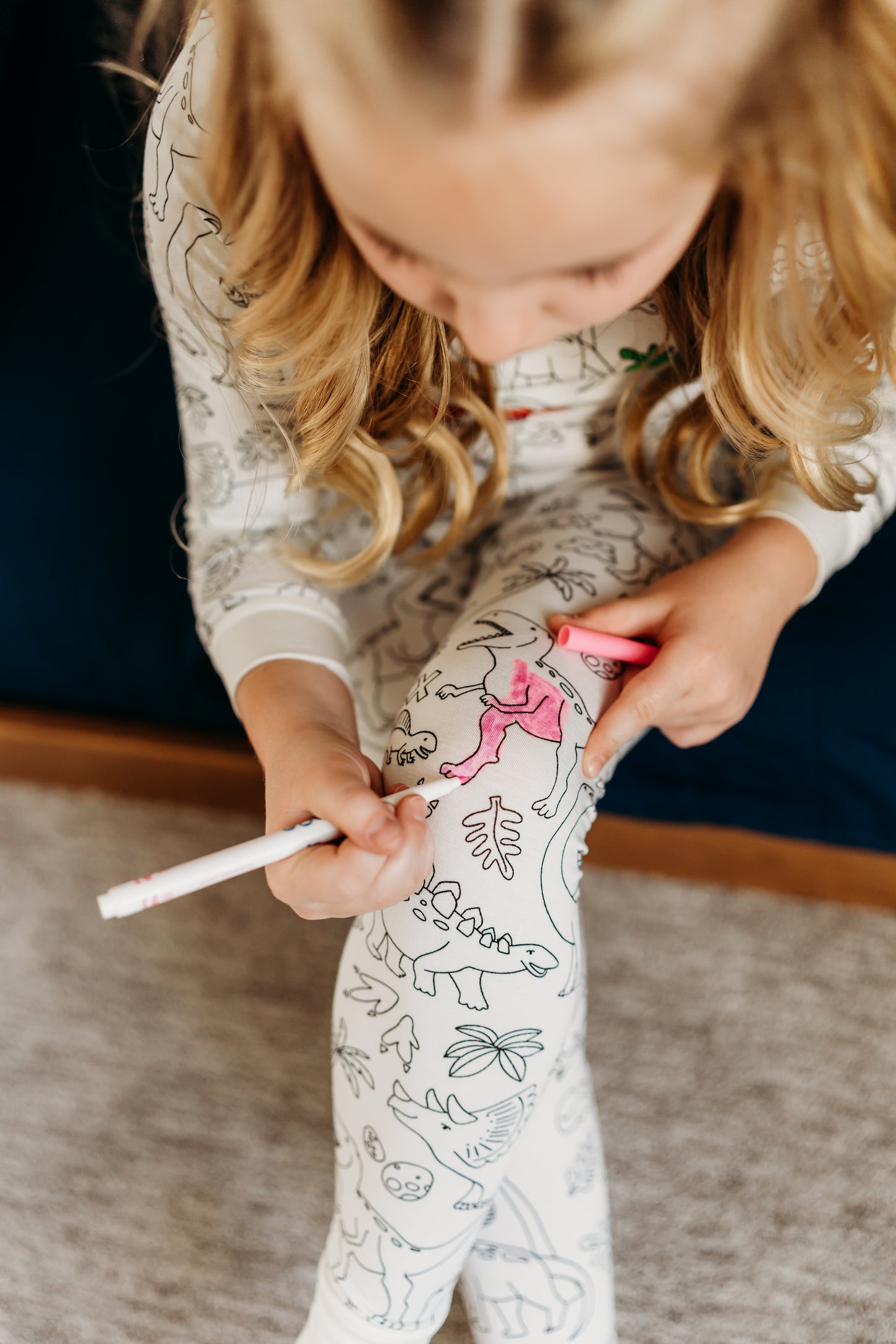 Dino-mite Dreams Colorable Pajamas