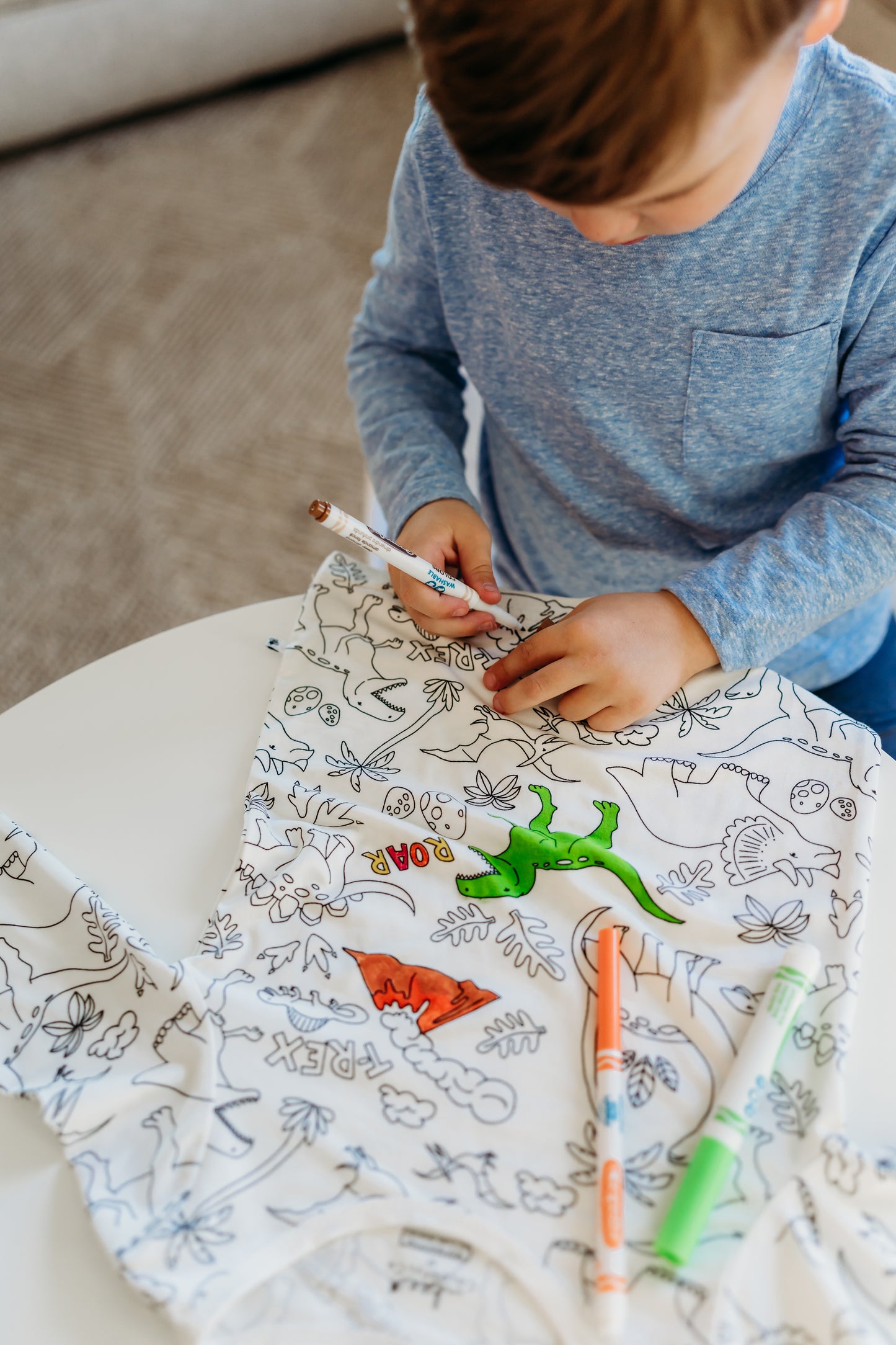 Dino-mite Dreams Colorable Pajamas