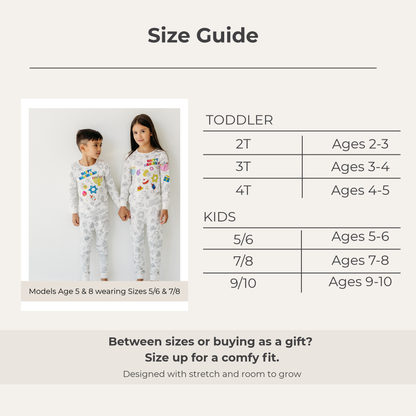 Hanukkah Coloring Pajamas Gift Set | Bamboo PJs + Markers