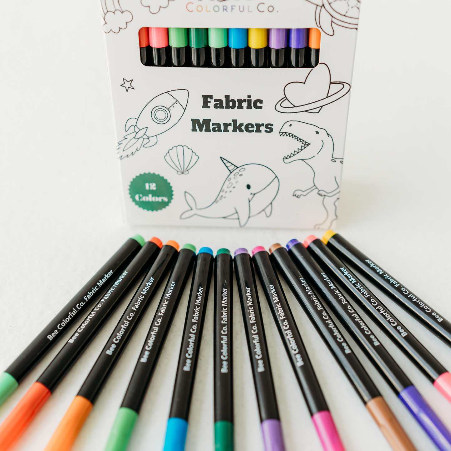 Non-toxic permanent fabric markers for kids creative projects